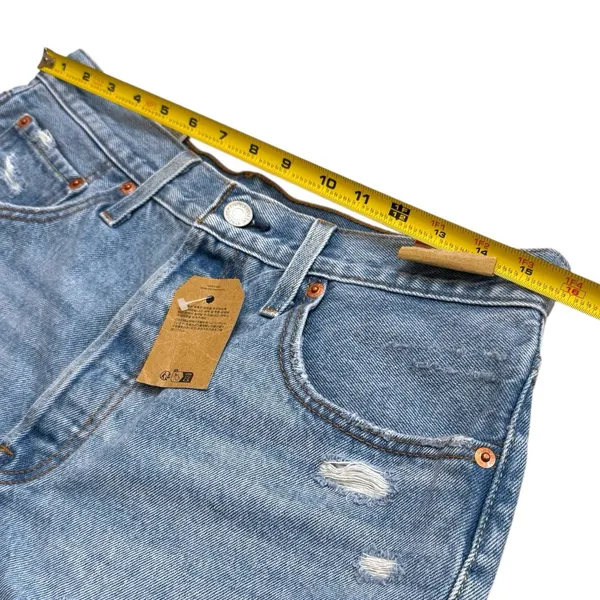 NEW Levi's 501 High Rise Distressed Cut Off Jean Shorts Capsule Summer 30‎ - Image 9