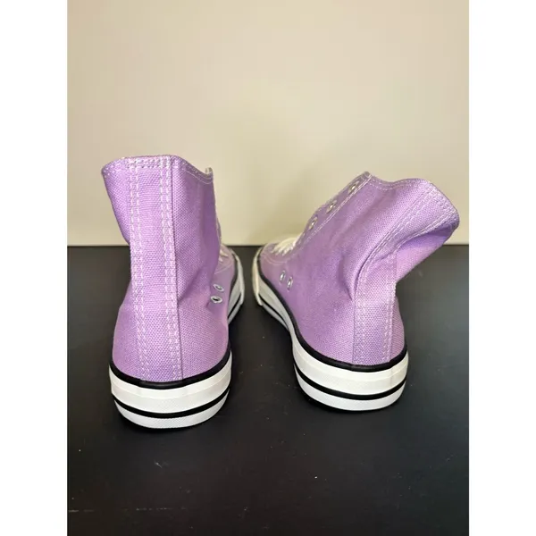 Lavender High-Top Canvas Sneakers - Women's Casual Shoe Size 6 NWOT - Image 6