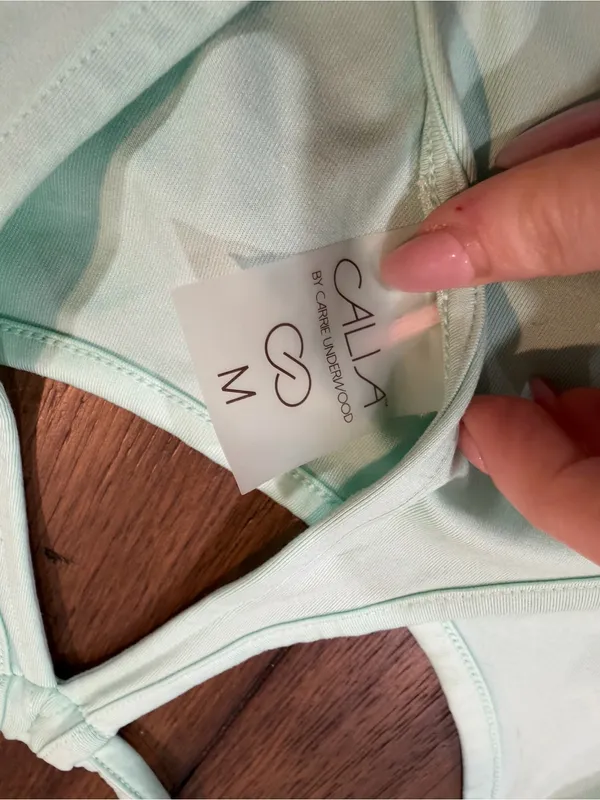 CALIA by Carrie Underwood Light Mint Racerback Tank M - Image 4