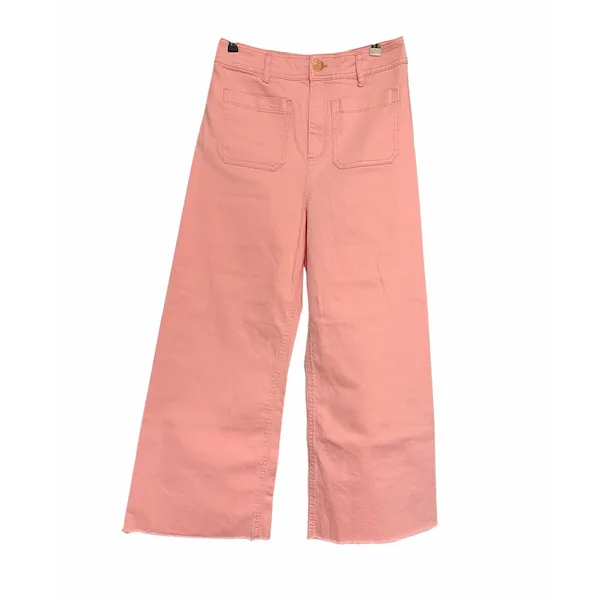 Every Pink Wide Leg Crop Denim Jean Pant size 10 - Image 2