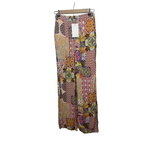 Zara Wide Leg Trousers Pants NWT Sz. XS - Image 3