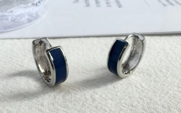 15mm Small Hoop Earrings for Men Women Streetwear Hip Hop Unisex Earrings - Image 3