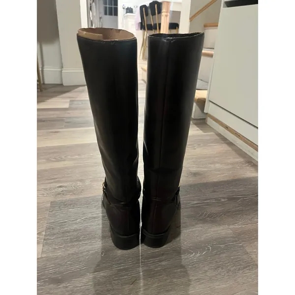 Etienne Aigner Legacy II Riding Boots. size 8 M Dark Brown (Truffle) - Image 4