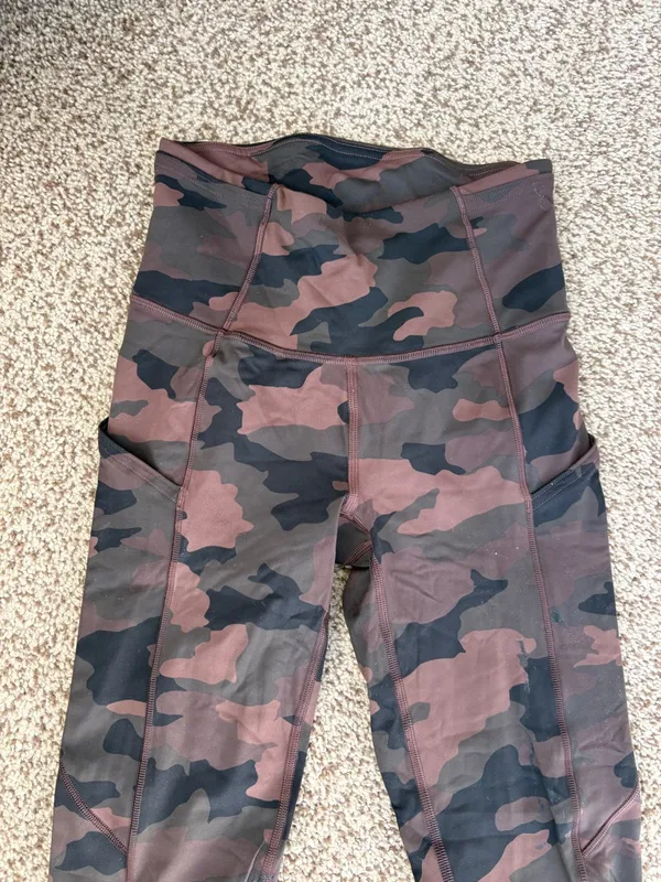 Lululemon Camo Fast and Free Leggings - Image 2