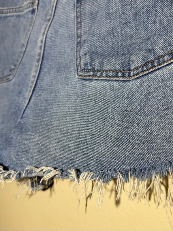 Madewell “The Perfect Jean Short” High-Rise Denim Shorts, size 25 - Image 4