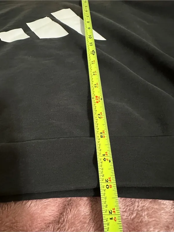 Adidas Black Logo Hoodie - Unisex Pullover Sweatshirt - Image 4