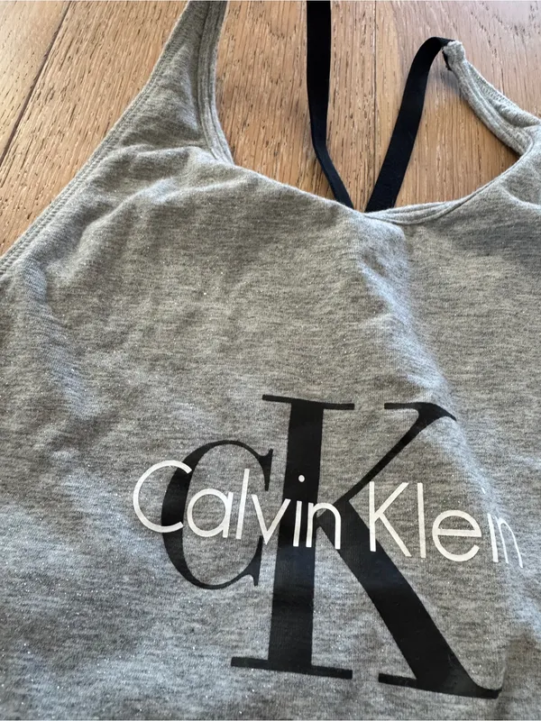 Calvin Klein Sparkly High Neck Bralette - Image 8