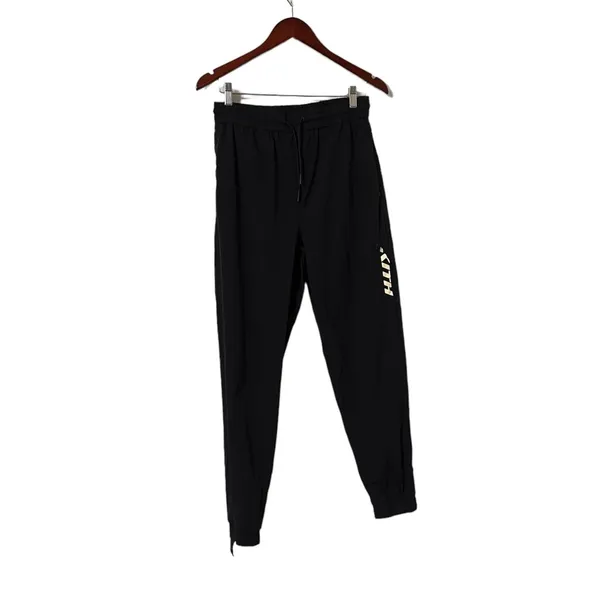 KITH Keala Black Nylon Graphic Track Pants Joggers Sweats - Image 9