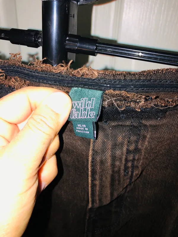 Jean skirt Brown Size 16 - Image 3