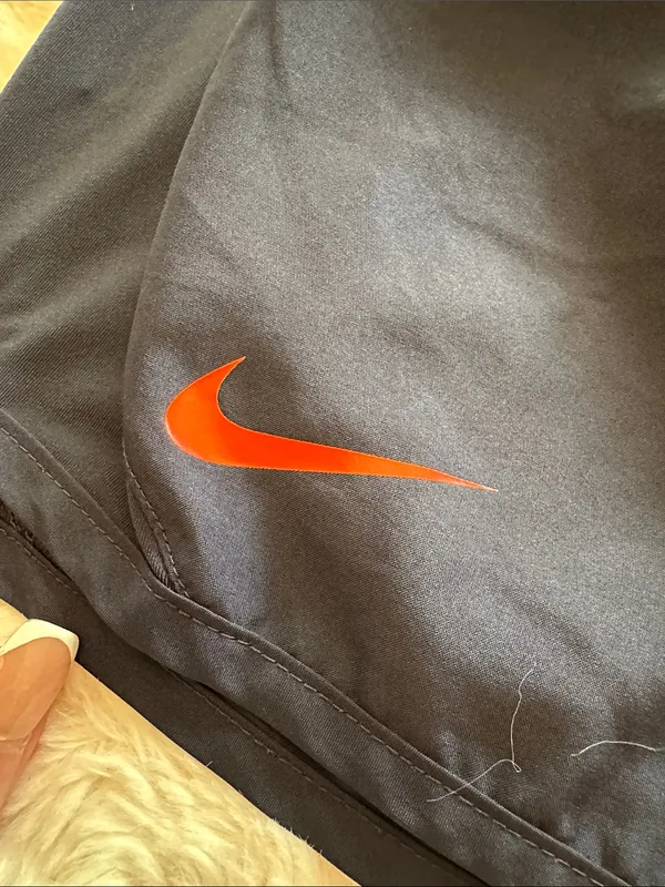 Nike Navy and Orange Houston Astros Women’s Athletic Shorts- Size XL - Image 5