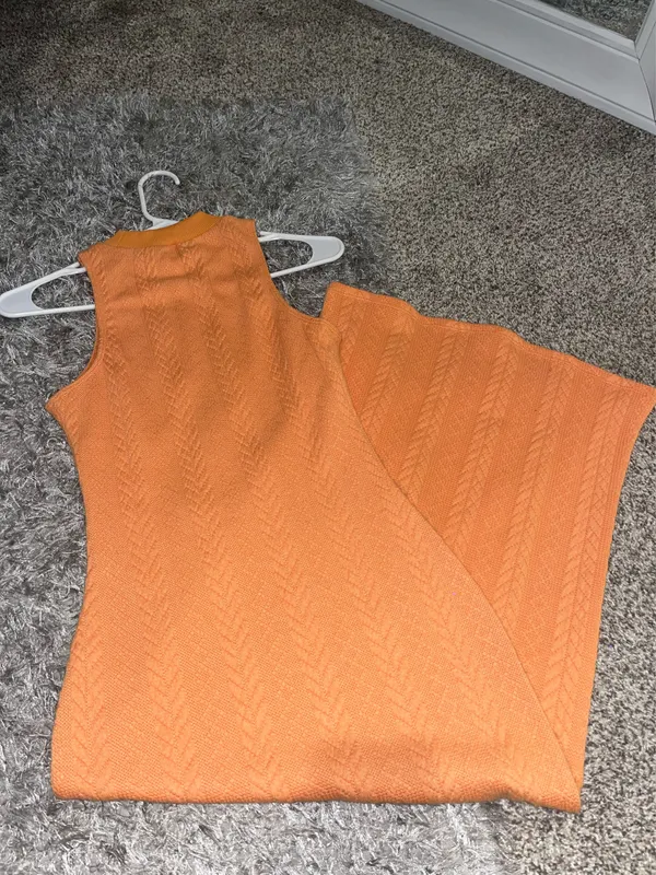 VICI Orange maxi dress - Image 6