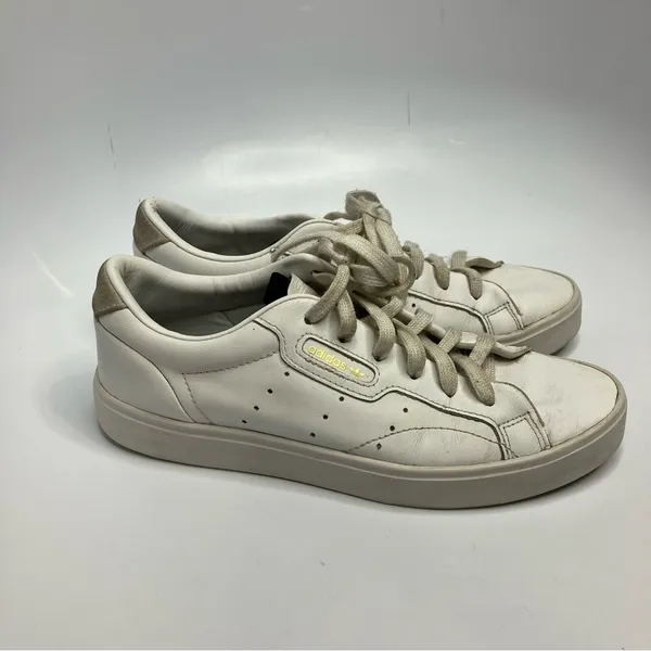 Adidas originals super sleek‎ white sneakers size 7 - Image 2