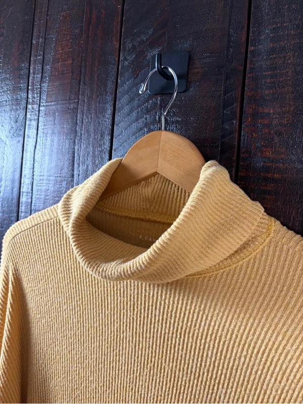 American Eagle Fall Colors Drapey Thermal Long Sleeve Turtleneck Small - Image 3