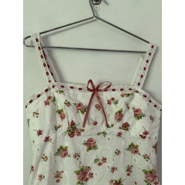 One & Only Collective Dress Size Large Romantic Feminine Lacey Bow - Image 5