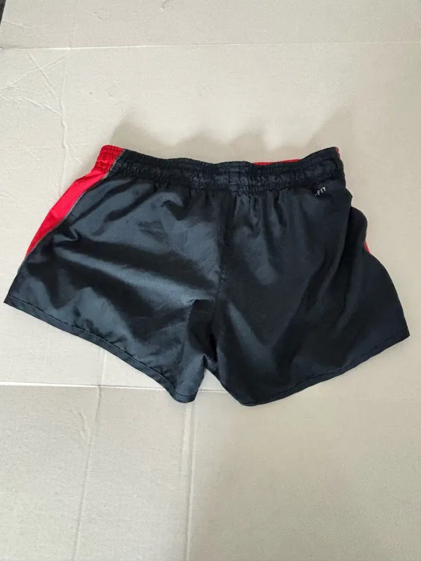 Nike Dri-Fit Black & Red Running Shorts Women’s Small Athletic Workout - Image 4