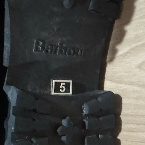 Barbour Wilton Padded Insole Rain Boots Black Women’s 5 - Image 7