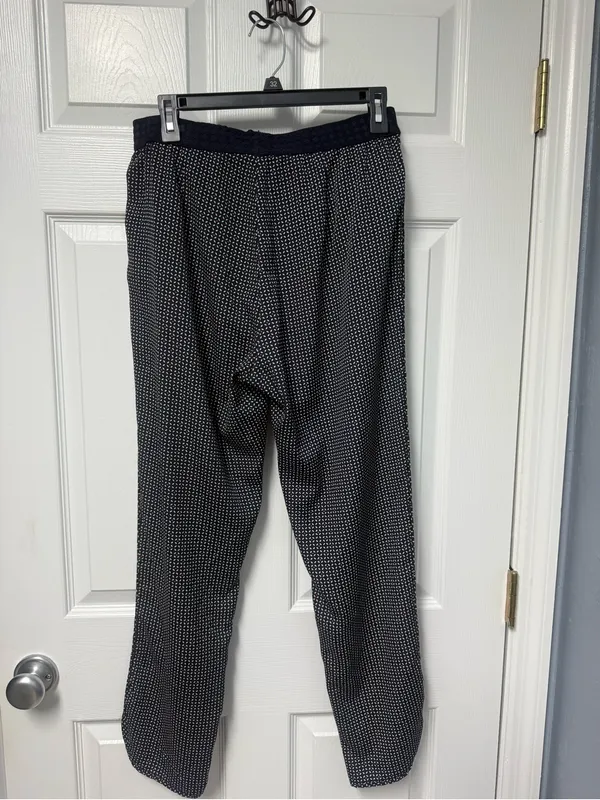 H&M Black and White Polka Dot Track Pants - Image 3