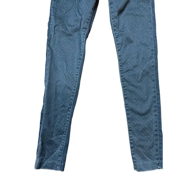 Hudson Jeans Gray Gold Polka Dot Collin Vice Versa Skinny‎ Jeans Sz 25 - Image 10