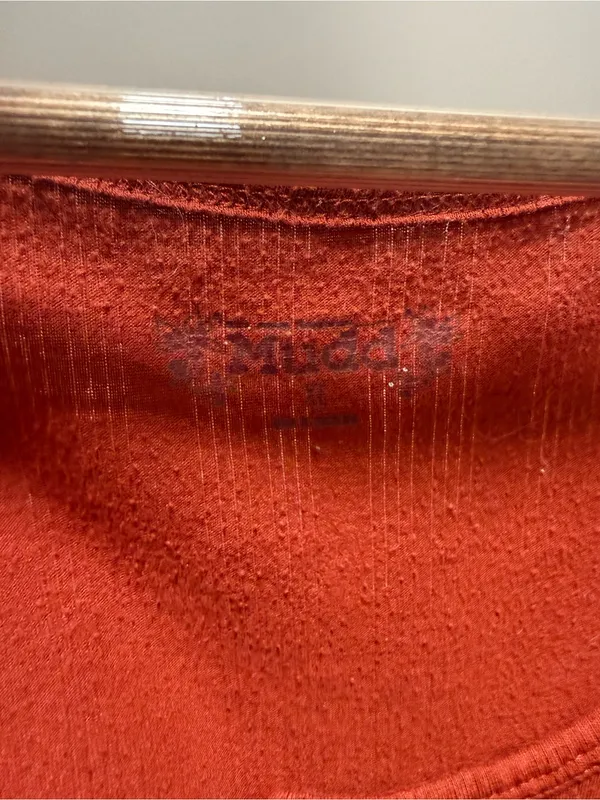 Mudd Rust-Red Cropped Button Tank - Image 2