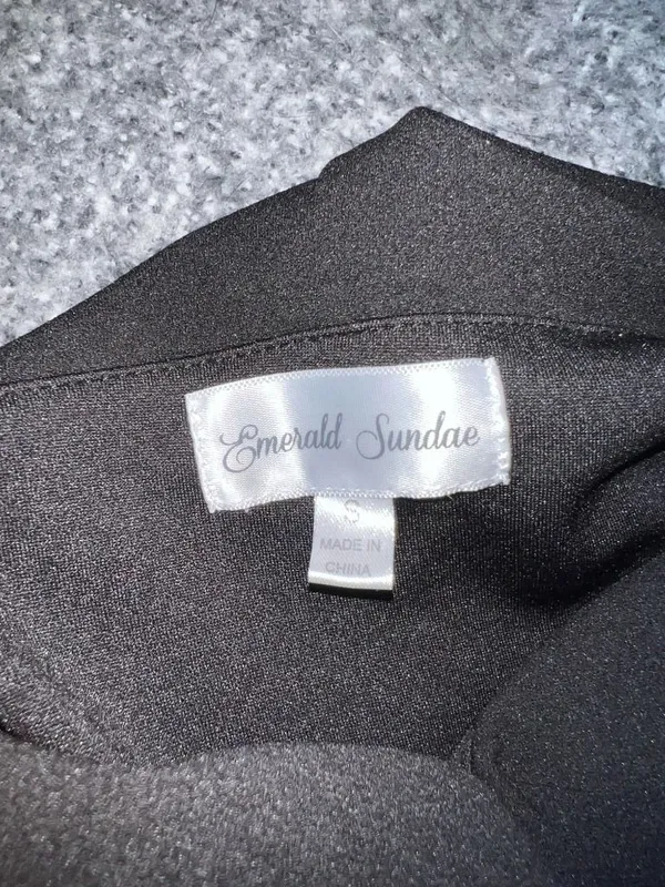 Emerald Sundae Black Dress - Image 3