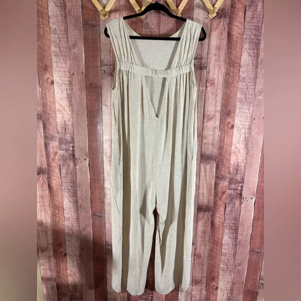 Petal & Pup‎ Tan Jumpsuit Size 6 - Image 2
