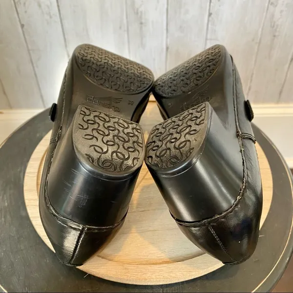 Dansko Leather Buckle Strap Clogs - Image 6