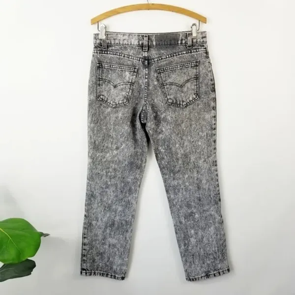 LEVI'S Acid Wash High Waist Mom Jeans W15"‎ - Image 4