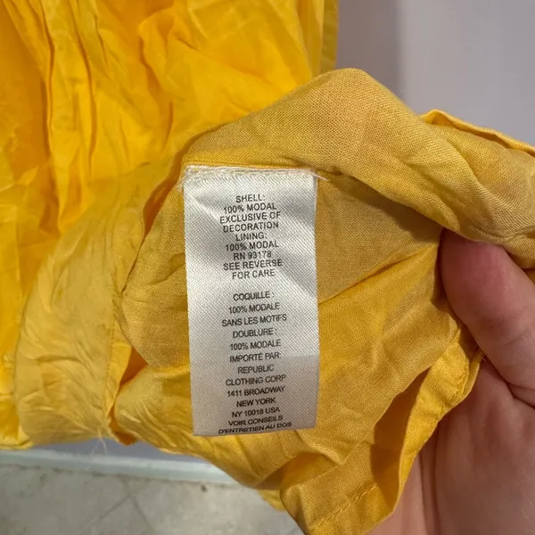 House of Harlow 1960‎ sunshine yellow dress - Image 3