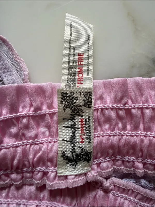 NWT Free People Intimately La Femme Lace Bralette Pink Lavender L Boho Coquette - Image 7