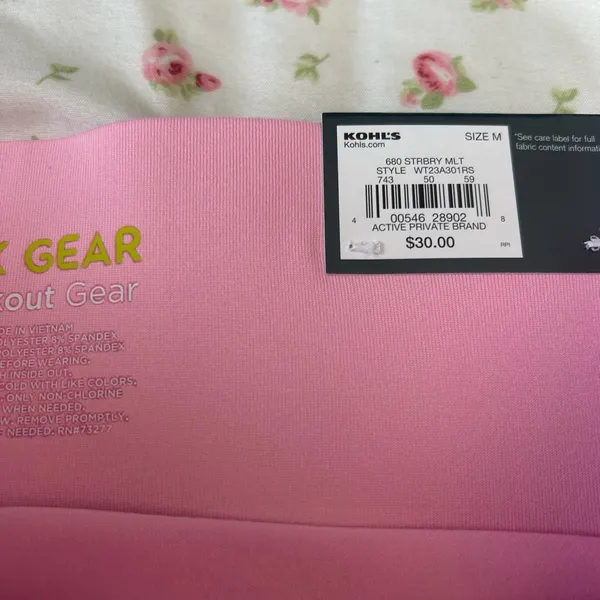 TEKGEAR Strawberry Pink Active Skirt Size M - Image 2