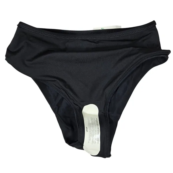Aerie Black Cheeky Bikini Bottoms High Waisted Swimwear Size XS‎ - Image 3