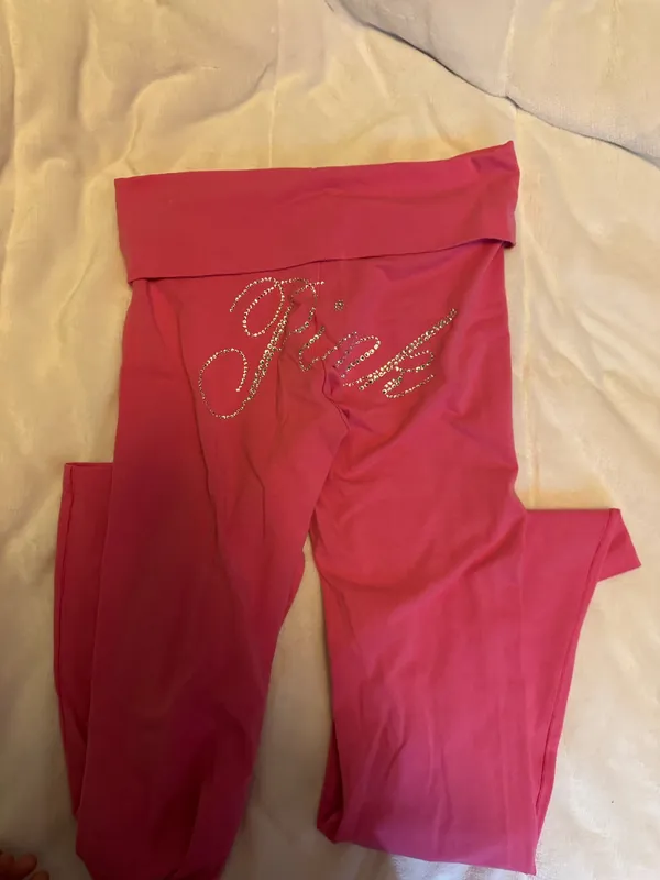 Victoria's Secret PINK Foldover Flare Leggings - Image 3