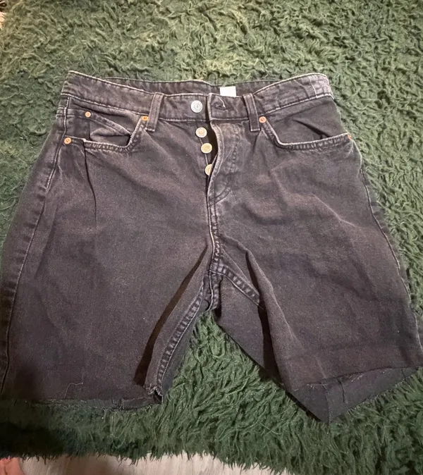 Jean Shorts H&M dad shorts - Image 2