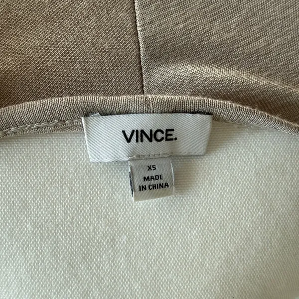 Vince Cream Boatneck Longsleeve Soft Blouse Top Size XS - Image 6
