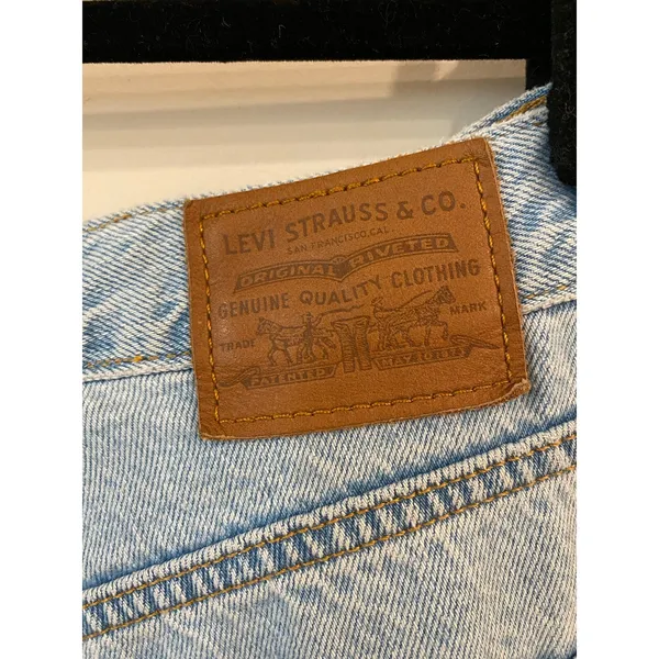 Levis Premium Wide Leg Jeans Size: 28 - Image 5