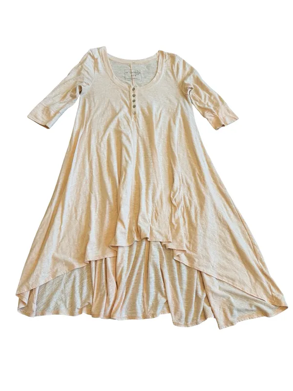 We The Free Drippy High Low Tunic Dress Jersey Stretch Flowy Size Small Women's - Image 2