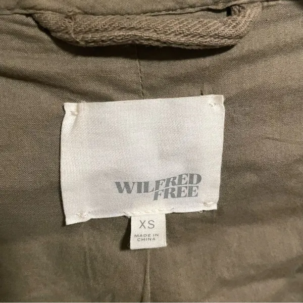 Aritzia Wilfred Free Green Open Cardigan Jacket- Size XS - Image 6