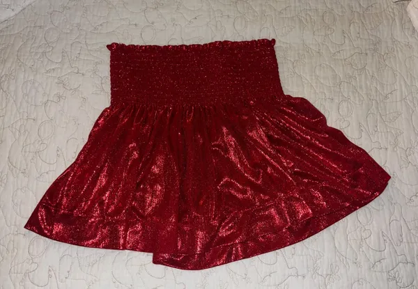 The Pants Store Queen of Sparkles Red Skort - Image 2