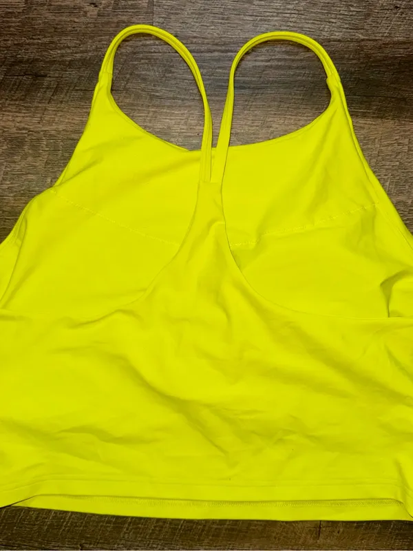Old Navy Powersoft Neon Strappy Crop Tank Top Size XL - Image 4