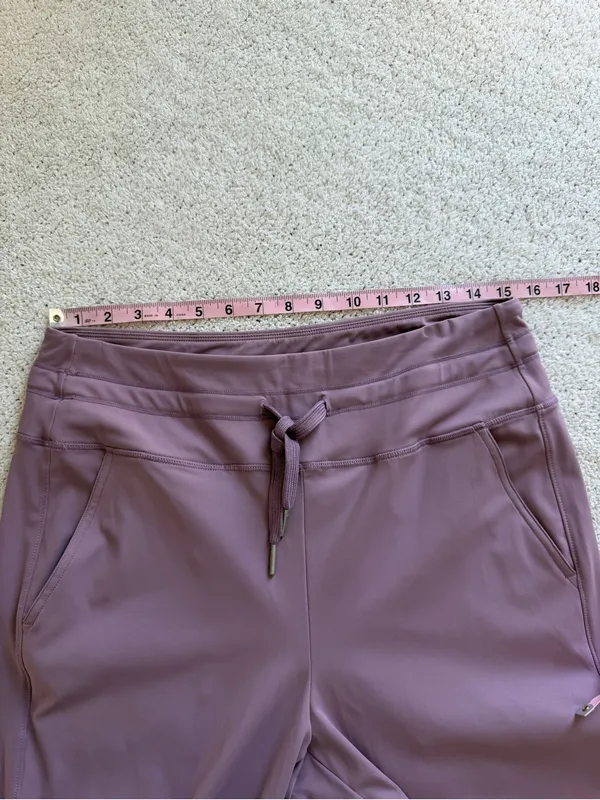 Halara SoftlyZero Plush High Waisted Full Length Jogger Large Mauve Purple - Image 4