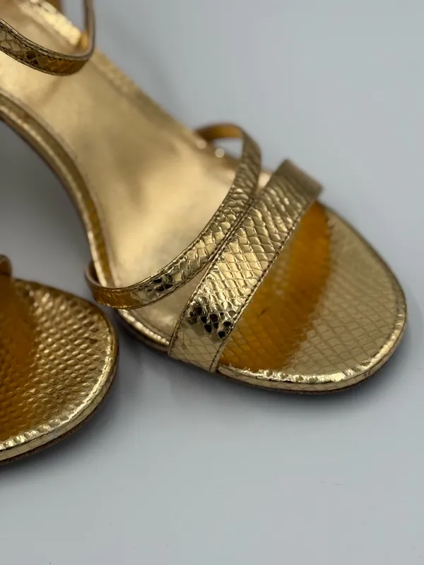 Michael Kors Heels Gold 7 - Image 4