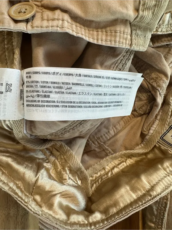 Abercrombie & Fitch 2000’s Cargo Pants Womens 30 Tan - Image 7