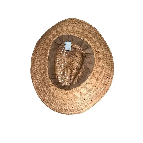 ✨Ruggine Boho Chic Summer Panama Hat✨ Tan Size M - Image 9