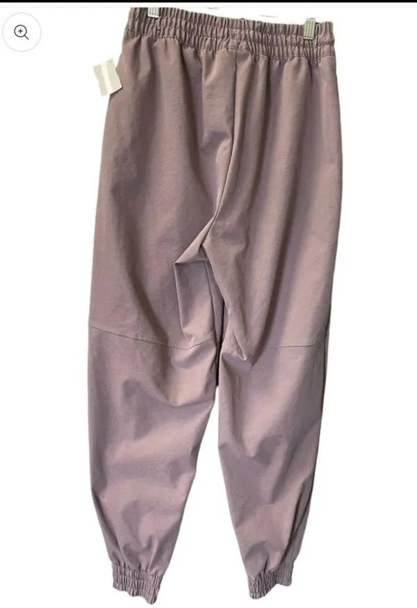 NWOT Nike Women Swoosh High Rise Woven Jogger Activewear Purple S spring $85 - Image 4