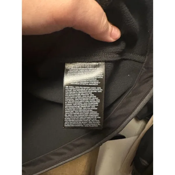 NWT The North Face Womans Ridgewall Vest Dark Grey Soft Shell Size Medium LOGO - Image 4