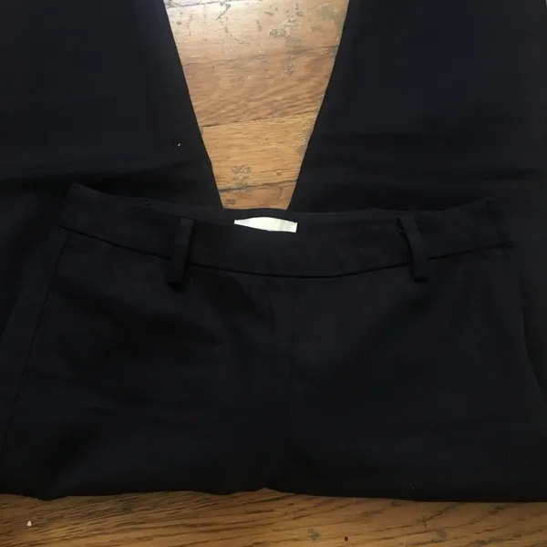 H&M High wasted Skinny Navy Pants - Image 5