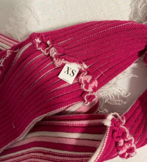 Amazon Pink Striped Top - Image 3