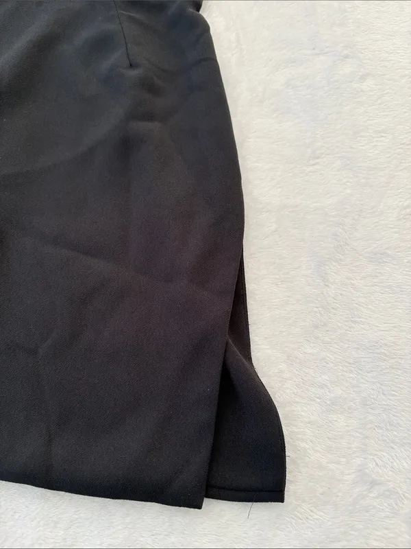 Oh Polly size 4 new corset bodice Black Mini Dress Structured lbd party night - Image 3