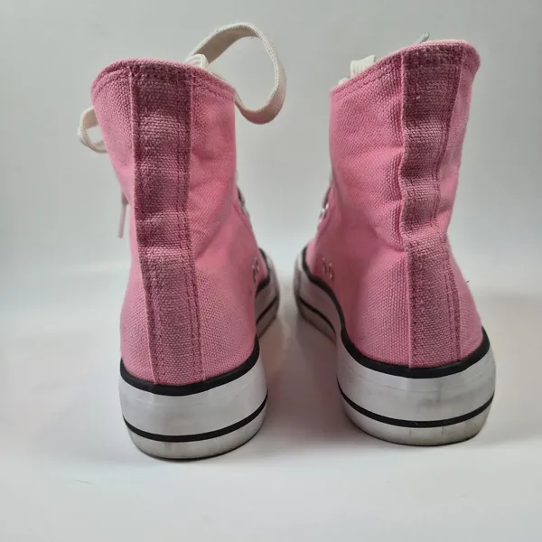 High Top Pink Women Shoes Size 7 Pink Girly College Thrashed - Image 5