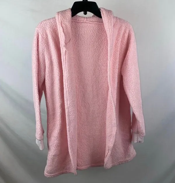 Hooded Cardigan Pink - Image 5
